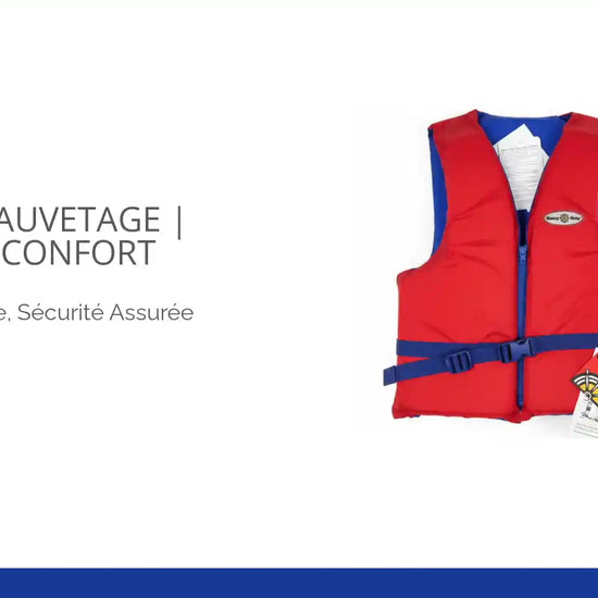 Gilet de sauvetage | Certifi&eacute; Confort by@Outfy