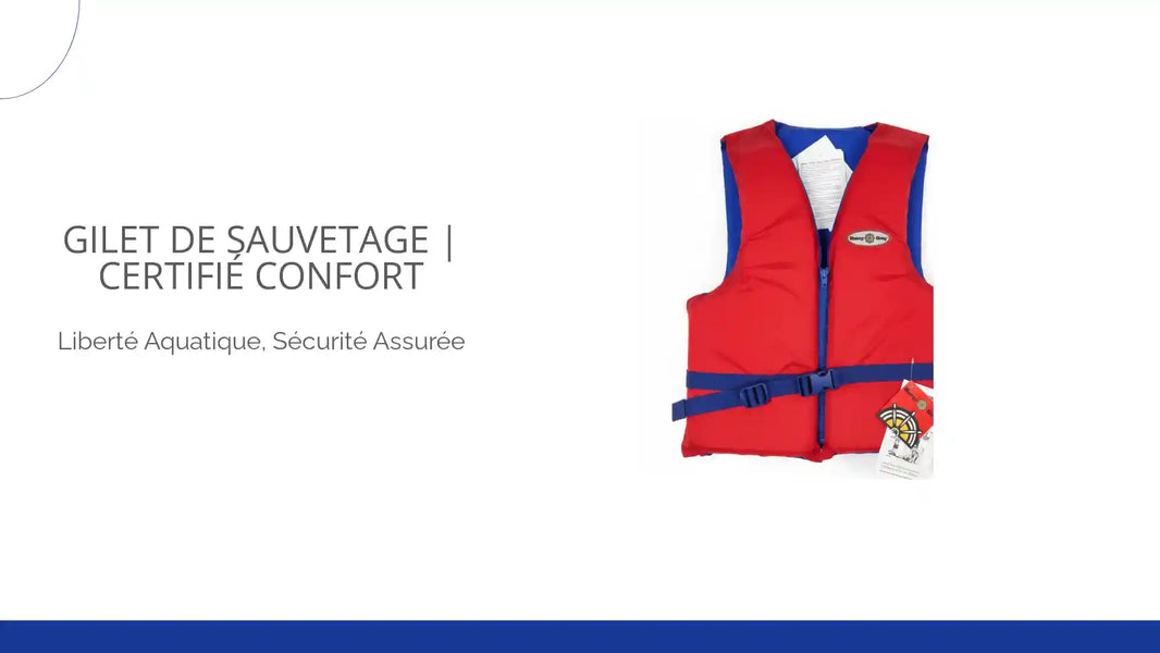 Gilet de sauvetage | Certifi&eacute; Confort by@Outfy